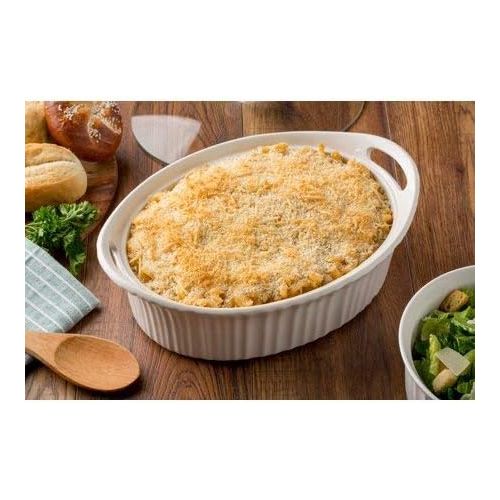  CorningWare French White 2.5-quart Oval Casserole with Glass Lid
