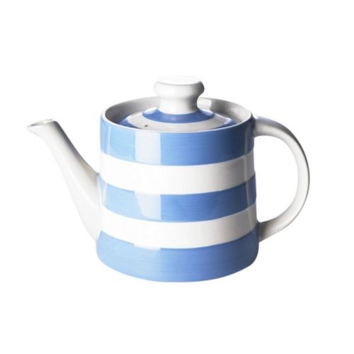  Cornishware Blue and White Stripe Classic Teapot, 3 to 4 Cup