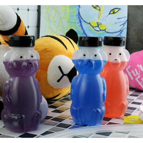  [아마존베스트]Cornucopia Brands Honey Bear Straw Cups (3-Pack); 8-Ounce Therapy Sippy Bottles w/Flexible Straws