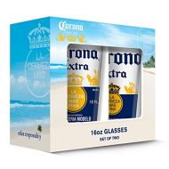 [아마존베스트]Corona Extra Caps Pub Glass (Set of 2), Clear