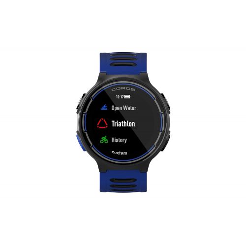  Coros PACE GPS-Sportuhr mit Herzfrequenzmessung am Handgelenk, inkl. Laufen, Radfahren, Schwimmen und Triathlon-Funktionen, barometrischer Hoehenmesser, Strava-kompatibel