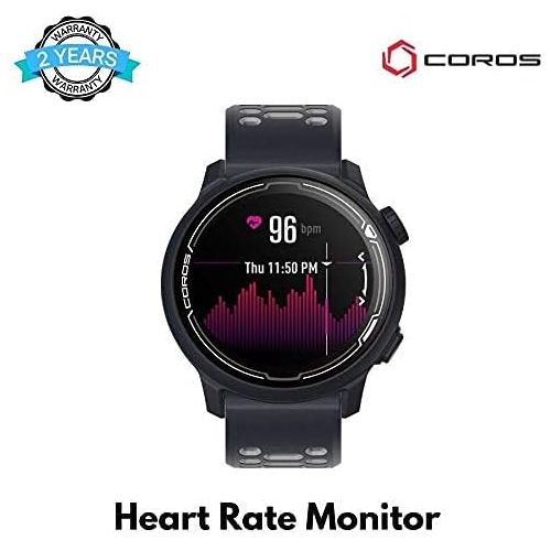  [아마존베스트]Coros PACE 2 Premium GPS Sport Watch with Nylon or Silicone Band, Heart Rate Monitor, 30h Full GPS Battery, Barometer, ANT+ & BLE Connections, Strava, Stryd & Training Peaks