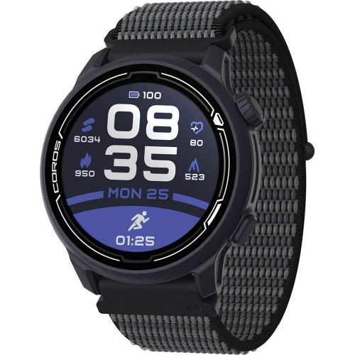  [아마존베스트]Coros PACE 2 Premium GPS Sport Watch with Nylon or Silicone Band, Heart Rate Monitor, 30h Full GPS Battery, Barometer, ANT+ & BLE Connections, Strava, Stryd & Training Peaks