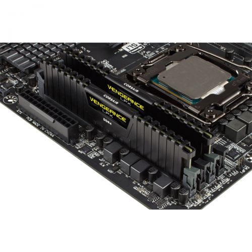 커세어 Corsair CMK16GX4M2B3200C16 Vengeance LPX 16GB (2x8GB) DDR4 DRAM 3200MHz C16 Memory Kit - Black