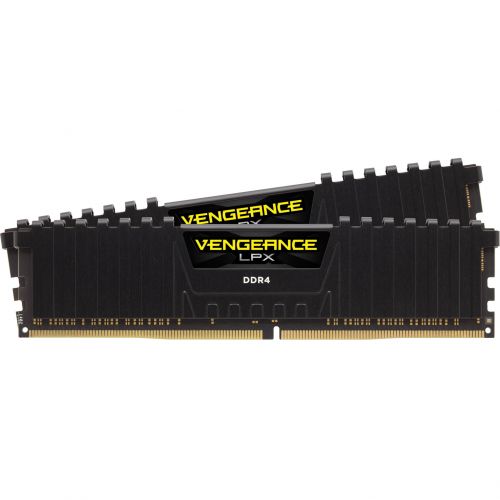 커세어 Corsair CMK16GX4M2B3200C16 Vengeance LPX 16GB (2x8GB) DDR4 DRAM 3200MHz C16 Memory Kit - Black