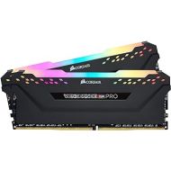 Corsair VENGEANCE RGB PRO DDR4 32GB (2x16GB) 3200MHz CL16 Intel XMP 2.0 iCUE Compatible Computer Memory - Black (CMW32GX4M2E3200C16)