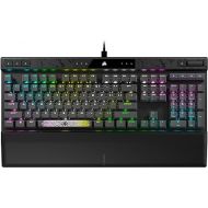 CORSAIR K70 MAX RGB Magnetic-Mechanical Wired Gaming Keyboard - Adjustable Actuation MGX Switches - Rapid Trigger Mode - PBT Double-Shot Keycaps - iCUE Compatible - QWERTY NA Layout - Black