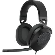 Corsair HS65 SURROUND Gaming Headset (Leatherette Memory Foam Ear Pads, Dolby Audio 7.1 Surround Sound on PC and Mac, SonarWorks SoundID Technology, Multi-Platform Compatibility) Carbon