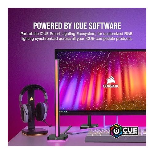 커세어 Corsair iCUE LT100 Smart Lighting Tower Starter Kit, Black