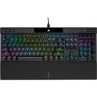 Corsair K70 RGB PRO Wired Mechanical Gaming Keyboard (Cherry MX RGB Red Switches: Linear and Fast, 8,000Hz Hyper-Polling, PBT Double-Shot PRO Keycaps, Soft-Touch Palm Rest) QWERTY, NA - Black