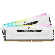 Corsair VENGEANCE RGB PRO SL DDR4 32GB (2x16GB) 3600MHz CL18 Intel XMP 2.0 AMD Ryzen iCUE Compatible Computer Memory - White (CMH32GX4M2D3600C18W)