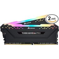 Corsair VENGEANCE RGB PRO DDR4 16GB (2x8GB) 3200MHz CL16 Intel XMP 2.0 iCUE Compatible Computer Memory - Black (CMW16GX4M2C3200C16)