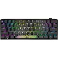 Corsair K70 PRO MINI WIRELESS RGB 60% Mechanical Gaming Keyboard (Fastest Sub-1ms Wireless, Swappable CHERRY MX Red Keyswitches, Aluminum Frame, PBT Double-Shot Keycaps) QWERTY, NA Layout - Black