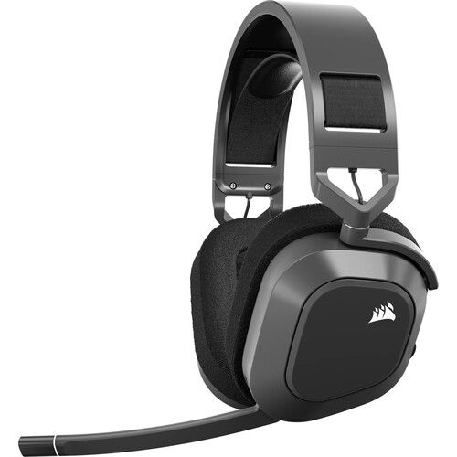 커세어 Corsair HS80 Max Wireless Gaming Headset (Steel Gray)