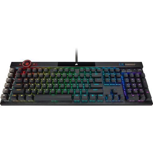 커세어 Corsair K100 RGB Mechanical Gaming Keyboard (Black, Cherry MX Speed Switches)