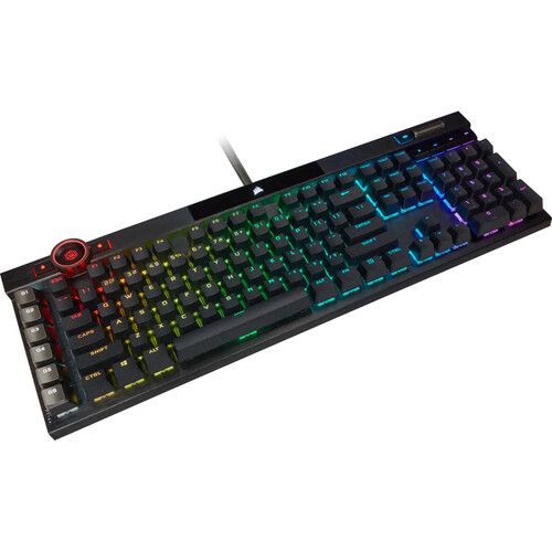 커세어 Corsair K100 RGB Mechanical Gaming Keyboard (Black, Cherry MX Speed Switches)