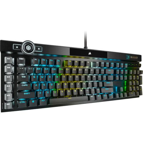 커세어 Corsair K100 RGB Mechanical Gaming Keyboard (Black, Cherry MX Speed Switches)