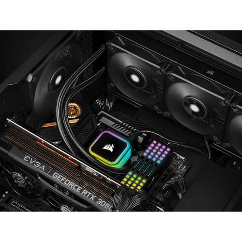 커세어 Corsair iCue H150i RGB ELITE 360mm Liquid CPU Cooler