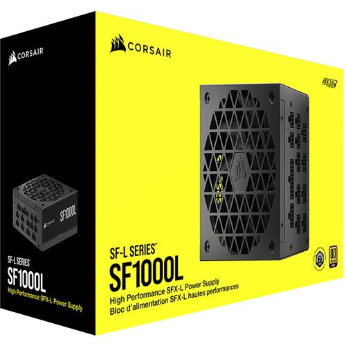 커세어 Corsair 1000W SF-L 80 Plus Gold Modular Power Supply