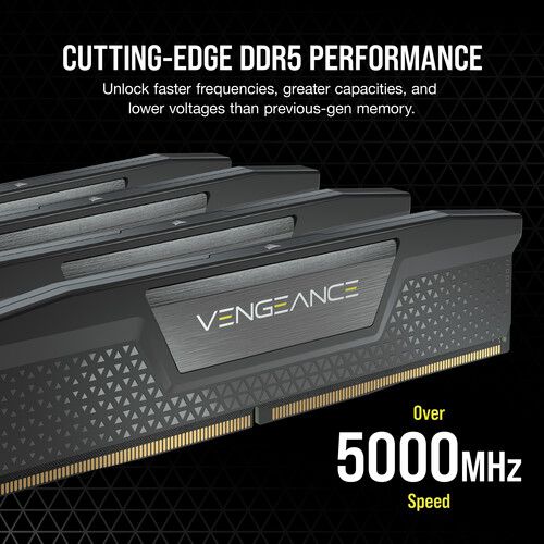 커세어 Corsair 32GB VENGEANCE DDR5 Memory Kit (2 x 16GB, Black)