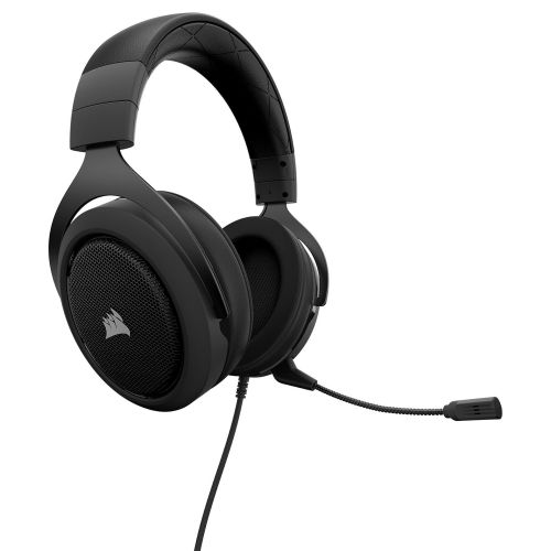 커세어 [아마존 핫딜]  [아마존핫딜]Corsair CORSAIR HS50 - Stereo Gaming Headset - Discord Headphones - Carbon (Renewed)