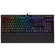 [아마존핫딜]Corsair K70 RGB MK.2 Mechanische Gaming Tastatur (Cherry MX Blue: Prazise und Hoerbar, Dynamischer RGB LED Hintergrundbeleuchtung, QWERTZ DE Layout) schwarz