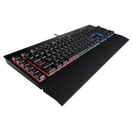 Corsair K55 RGB Gaming Keyboard ? IP42 Dust and Water Resistance ? 6 Programmable Macro Keys ? Dedicated Media Keys - Detachable Palm Rest Included (CH-9206015-NA) , Black