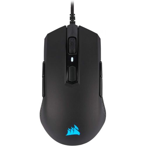 커세어 Corsair M55 RGB Pro Wired Ambidextrous Multi-Grip Gaming Mouse - 12,400 DPI Adjustable Sensor - 8 Programmable Buttons - Black