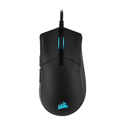 커세어 CORSAIR Sabre RGB PRO Champion Series FPS/MOBA Gaming Mouse - Ergonomic Shape for Esports and Competitive Play - Ultra-Lightweight 74g - Flexible Paracord Cable