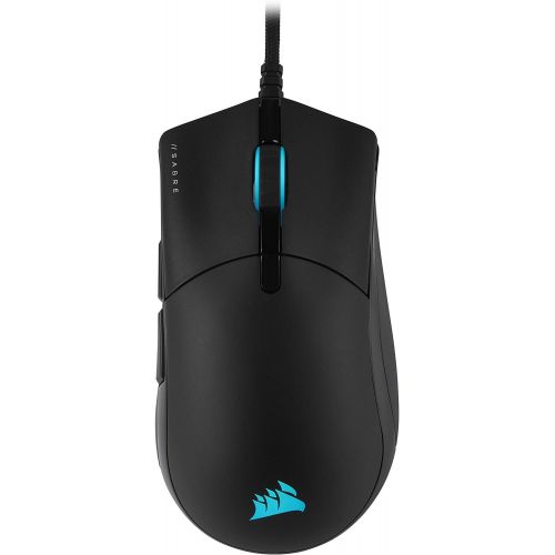 커세어 CORSAIR Sabre RGB PRO Champion Series FPS/MOBA Gaming Mouse - Ergonomic Shape for Esports and Competitive Play - Ultra-Lightweight 74g - Flexible Paracord Cable