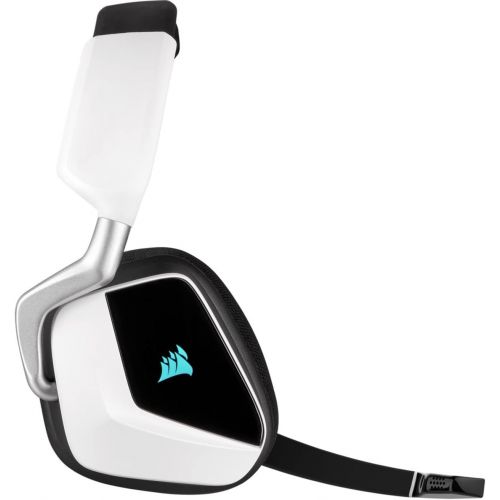 커세어 Corsair Gaming VOID RGB Elite Wireless Premium Gaming Headset with 7.1 Surround Sound, White