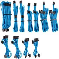 CORSAIR Premium Individually Sleeved PSU Cables Pro Kit  Blue, 2 Yr Warranty, for Corsair PSUs
