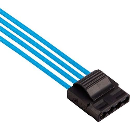 커세어 CORSAIR Premium Individually Sleeved PSU Cables Pro Kit  Blue, 2 Yr Warranty, for Corsair PSUs