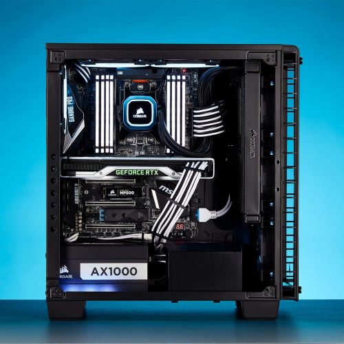 커세어 CORSAIR Premium Individually Sleeved PSU Cables Pro Kit  Blue, 2 Yr Warranty, for Corsair PSUs