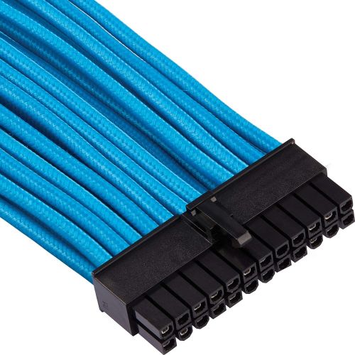 커세어 CORSAIR Premium Individually Sleeved PSU Cables Pro Kit  Blue, 2 Yr Warranty, for Corsair PSUs