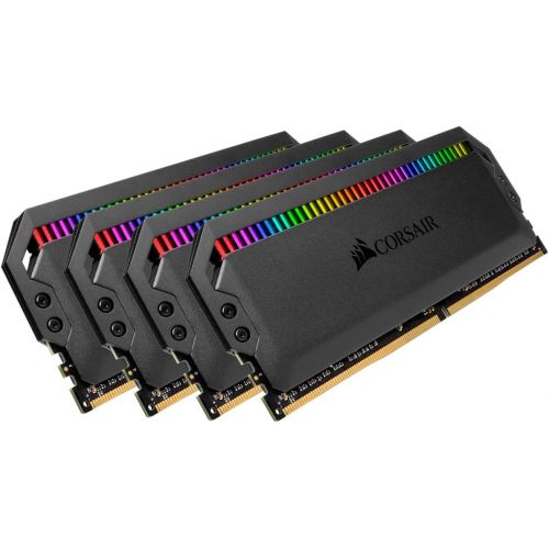 커세어 Corsair Dominator Platinum RGB 64GB (4x16GB) DDR4 3200 (PC4-25600) C16 1.35V Desktop Memory - Black