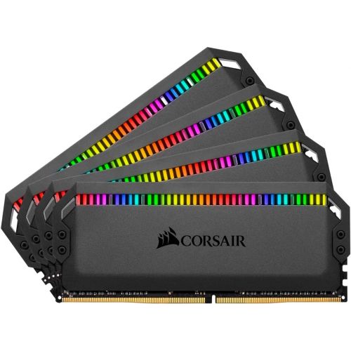 커세어 Corsair Dominator Platinum RGB 64GB (4x16GB) DDR4 3200 (PC4-25600) C16 1.35V Desktop Memory - Black