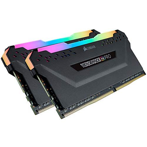 커세어 Corsair Vengeance RGB Pro 16GB (2x8GB) DDR4 3600 (PC4-28800) C18 AMD Optimized Memory  Black, Model Number: CMW16GX4M2Z3600C18