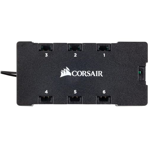 커세어 Corsair ML120 PRO 120mm Premium Magnetic Levitation RGB LED PWM Fan with Lighting Node 3 Pack (CO-9050076-WW)