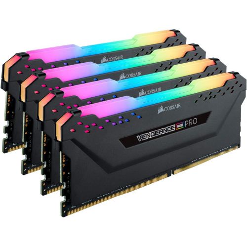 커세어 Corsair Vengeance RGB PRO 128GB (4x32GB) DDR4 3200 (PC4-25600) C16 Desktop Memory  Black (CMW128GX4M4E3200C16)