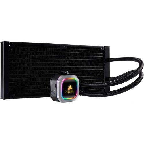 커세어 Corsair H115i RGB Platinum AIO Liquid CPU Cooler,280mm,Dual ML140 PRO RGB PWM Fans,Intel 115x/2066,AMD AM4/TR4