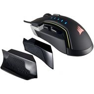 CORSAIR Glaive - RGB Gaming Mouse - Comfortable & Ergonomic - Interchangeable Grips - 16,000 DPI Optical Sensor - Aluminum