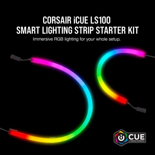 커세어 Corsair Icue LS100 Smart Lighting Strip Starter Kit, CD-9010001-NA