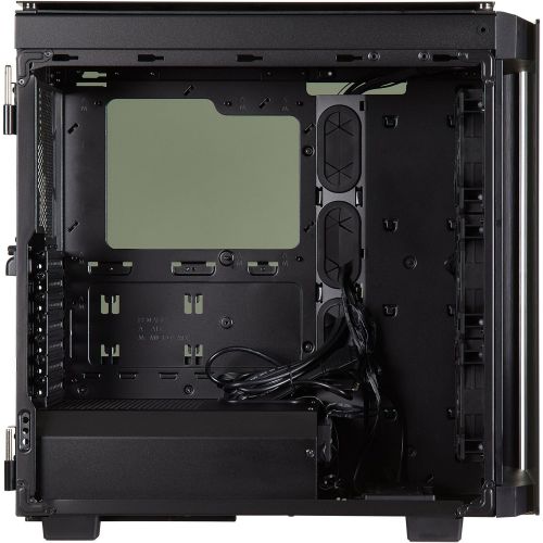 커세어 CORSAIR OBSIDIAN 500D RGB SE Mid-Tower Case, 3 RGB Fans, Smoked Tempered Glass, Aluminum Trim - Integrated COMMANDER PRO fan and lighting controller