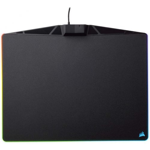 커세어 Corsair MM800 Polaris RGB Mouse Pad - 15 RGB LED Zones - USB Pass Through - High-Performance Mouse Pad Optimized for Gaming Sensors