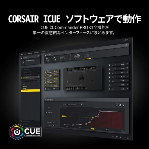 커세어 Corsair iCUE Commander PRO Smart RGB Lighting and Fan Speed Controller