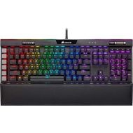 Corsair K95 RGB Platinum XT Mechanical Gaming Keyboard, Backlit RGB LED, Cherry MX Speed RGB Silver, Black
