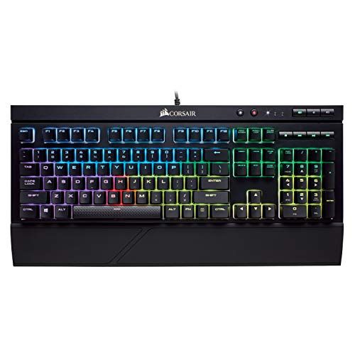 커세어 Corsair K68 RGB Mechanical Gaming Keyboard, Backlit RGB LED, Dust and Spill Resistant - Linear & Quiet - Cherry MX Red