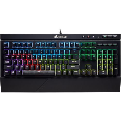 커세어 Corsair K68 RGB Mechanical Gaming Keyboard, Backlit RGB LED, Dust and Spill Resistant - Linear & Quiet - Cherry MX Red
