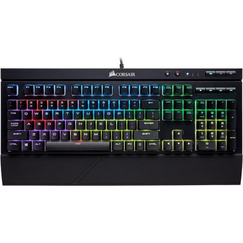 커세어 Corsair K68 RGB Mechanical Gaming Keyboard, Backlit RGB LED, Dust and Spill Resistant - Linear & Quiet - Cherry MX Red